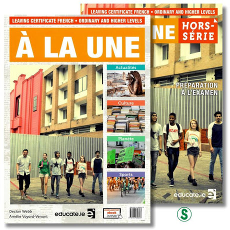 À la Une - Textbook & Hors-série Exercise and Oral Book by Educate.ie on Schoolbooks.ie
