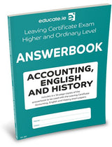 ■ Educate.ie - Answerbook - Leaving Cert - Accounting, English and History - Higher & Ordinary Level by Educate.ie on Schoolbooks.ie