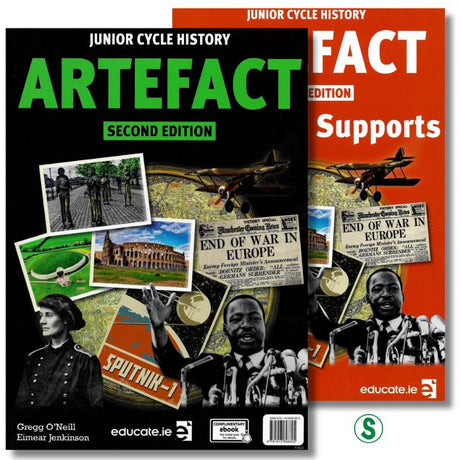 Artefact - Junior Cycle History - Textbook & Skills and Supports Book - Set - 2nd / New Edition (2022) by Educate.ie on Schoolbooks.ie