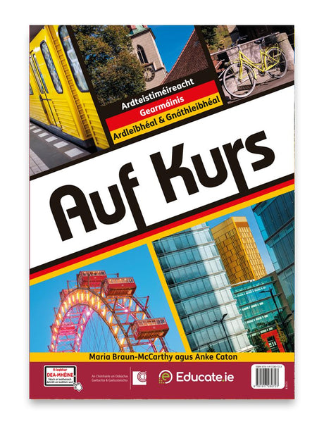■ Auf Kurs - Textbook & Prüfungskompass/Übungsbuch - Set - Gaeilge Edition by Educate.ie on Schoolbooks.ie