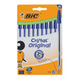 BIC - Packet of 10 Cristal Ballpoint Pens - Blue by BIC on Schoolbooks.ie