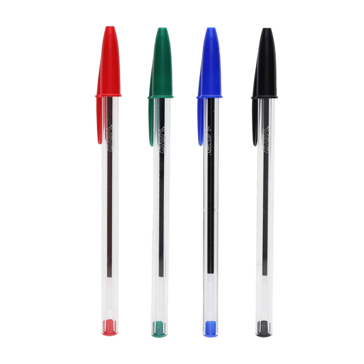 BIC - Cristal Original Ballpoint Pens - Assorted Colours - Pack of 4 by BIC on Schoolbooks.ie