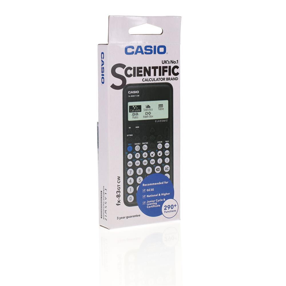 Casio fx-83GTCW - Scientific Calculator - Classwiz - Black by Casio on Schoolbooks.ie