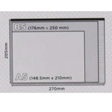 Premto - Extra Durable Wallet - B5+ - Clear Pearl by Premto on Schoolbooks.ie