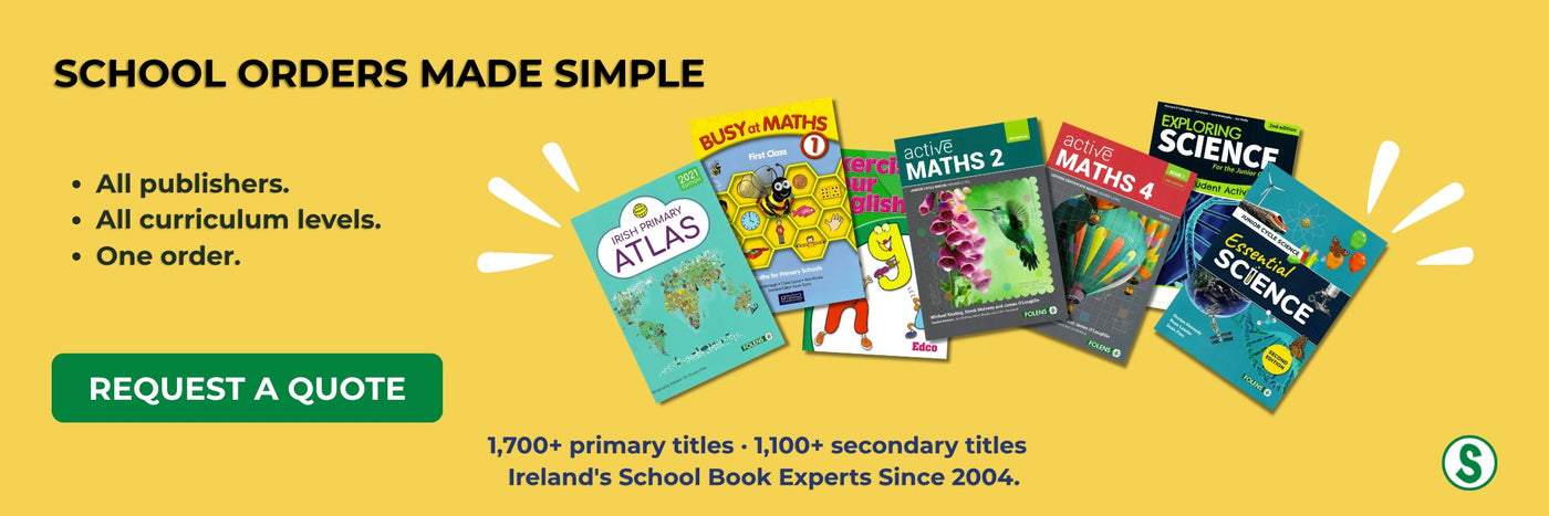 School orders made simple – all publishers, all curriculum levels, one order. Request a quote from Schoolbooks.ie.