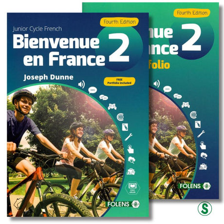 Bienvenue en France 2 - 4th Edition - Textbook & Workbook Set by Folens on Schoolbooks.ie