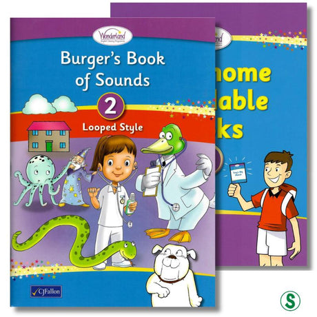 Wonderland - Phonics - Burger's Book of Sounds 2 (Looped) - Set by CJ Fallon on Schoolbooks.ie