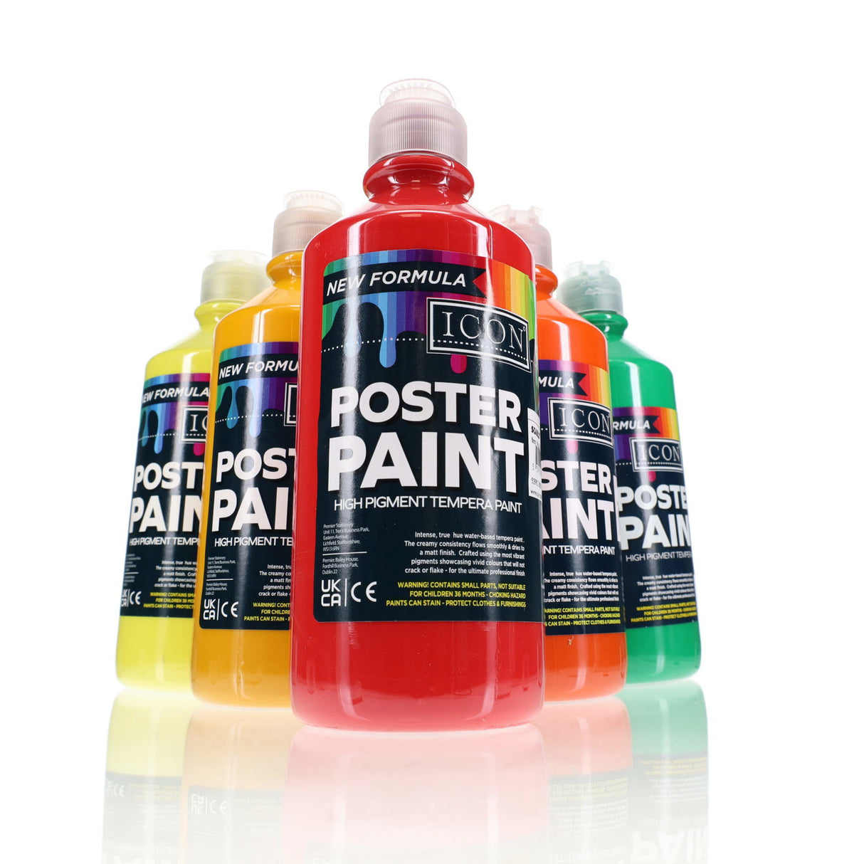 Icon - Poster Paint - 500ml - Cyan