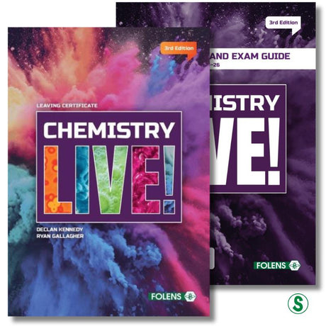 Chemistry Live! - Textbook & Assessment and Exam Guide - Set - 3rd / New Edition (2025) by Folens on Schoolbooks.ie