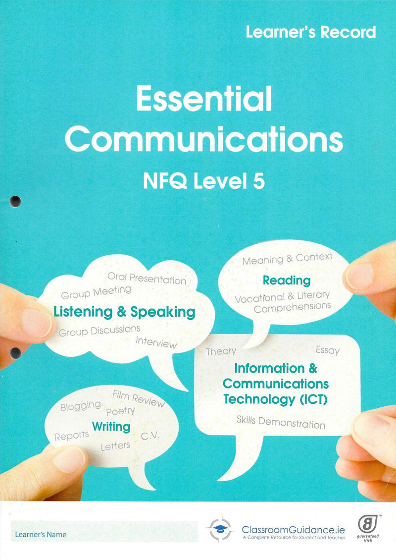 Communications QQI Level 5 by Classroom Guidance on Schoolbooks.ie