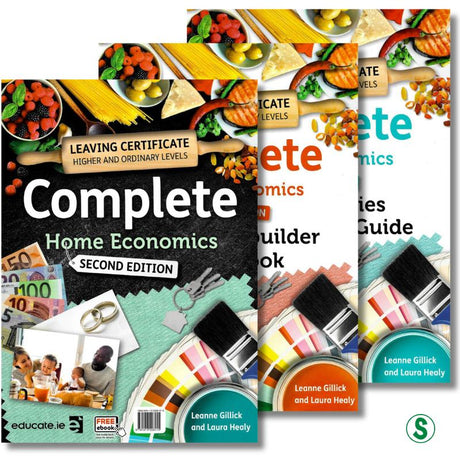 Complete Home Economics - Textbook & Food Studies Assignment Guide & Exam Skillbuilder Workbook - Set - 2nd / New Edition (2020) by Educate.ie on Schoolbooks.ie