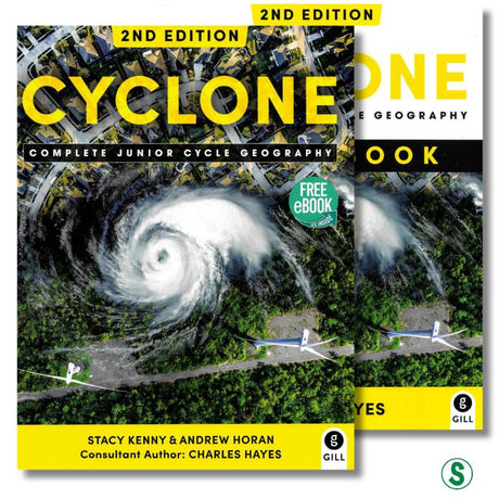 Cyclone - Junior Cycle Geography - Set - 2nd / New Edition (2023) by Gill Education on Schoolbooks.ie