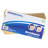 Premail - Peel & Seal Envelopes - DL - Manilla - Pack of 50 by Premail on Schoolbooks.ie