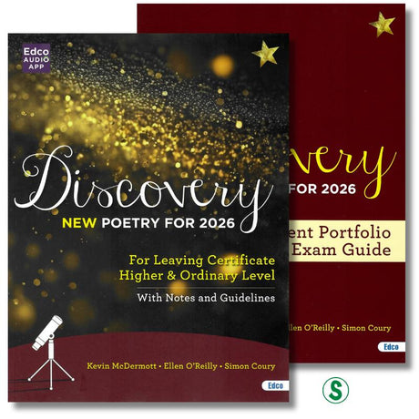 Discovery - New Poetry for 2026 - Higher & Ordinary Level - Textbook and Student Portfolio - Set by Edco on Schoolbooks.ie