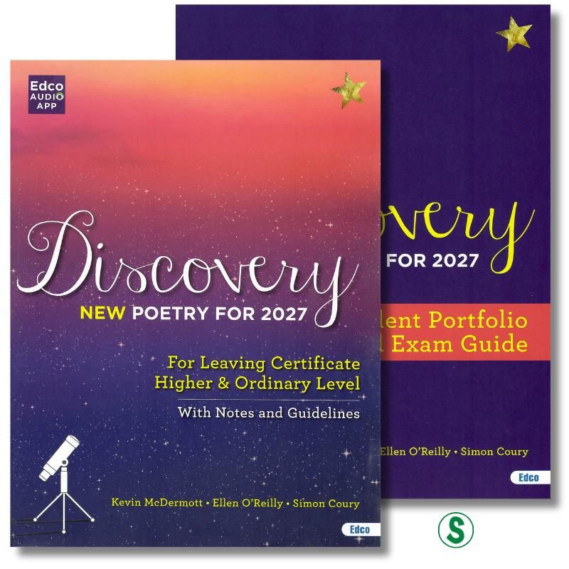 ■ Discovery - New Poetry for 2027 - Higher & Ordinary Level - Textbook and Student Portfolio - Set by Edco on Schoolbooks.ie