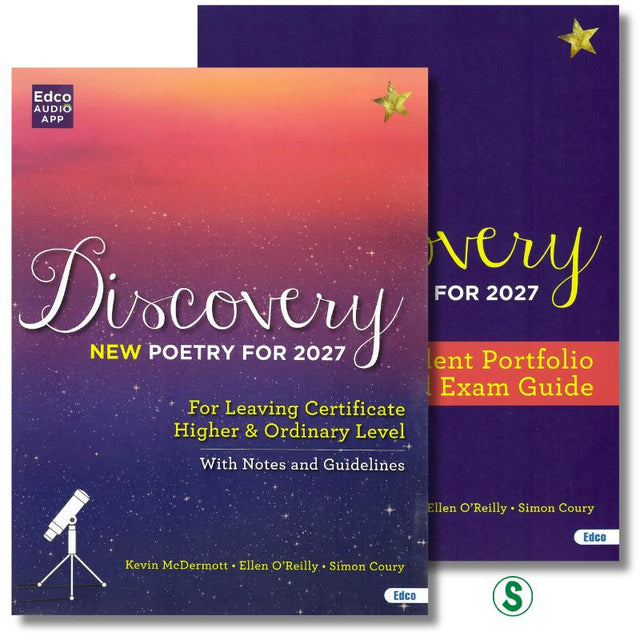 ■ Discovery - New Poetry for 2027 - Higher & Ordinary Level - Textbook and Student Portfolio - Set by Edco on Schoolbooks.ie