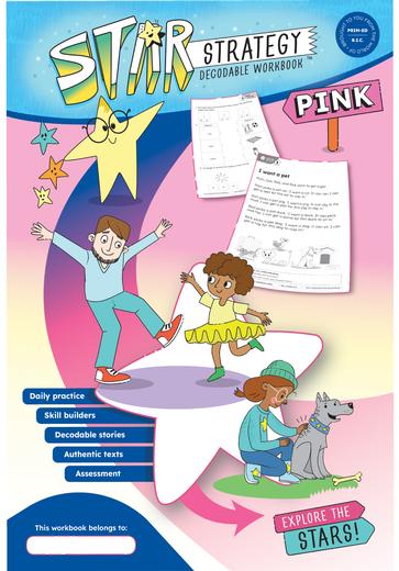 Star Strategy - Decodable Workbook - Pink by Prim-Ed Publishing on Schoolbooks.ie