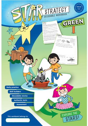 Star Strategy - Decodable Workbook - Green by Prim-Ed Publishing on Schoolbooks.ie