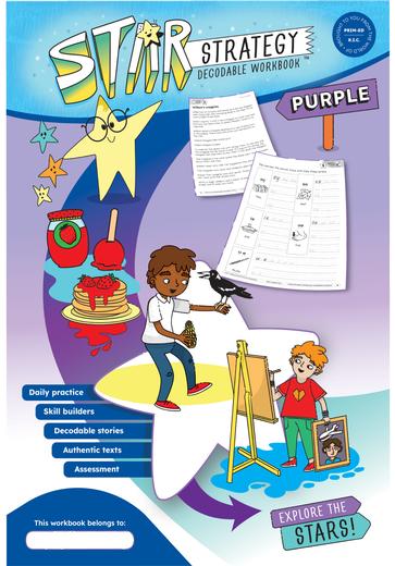 Star Strategy - Decodable Workbook - Purple by Prim-Ed Publishing on Schoolbooks.ie
