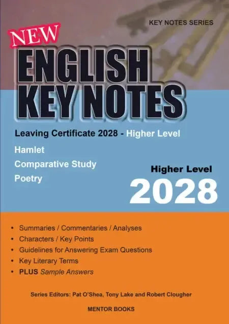 English Key Notes 2028 - Higher Level by Mentor Books on Schoolbooks.ie