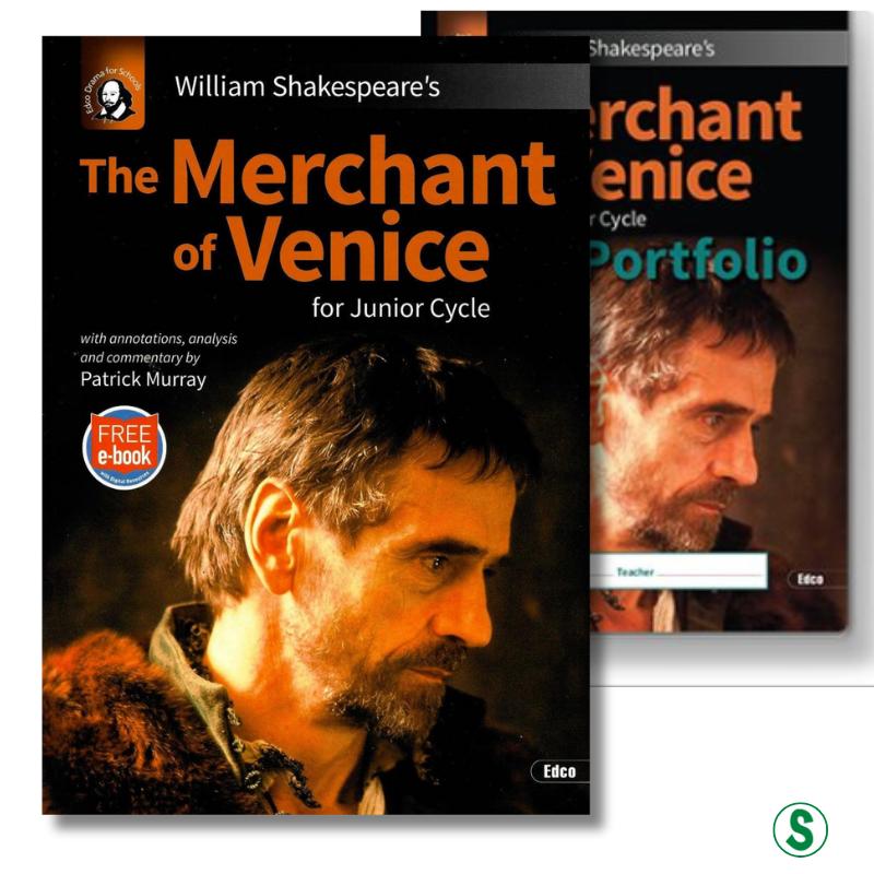 The Merchant of Venice - Textbook and Portfolio - Set - New Edition by Edco on Schoolbooks.ie