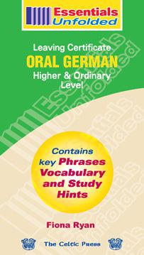 Essentials Unfolded - Leaving Cert - Oral German by Celtic Press (now part of CJ Fallon) on Schoolbooks.ie