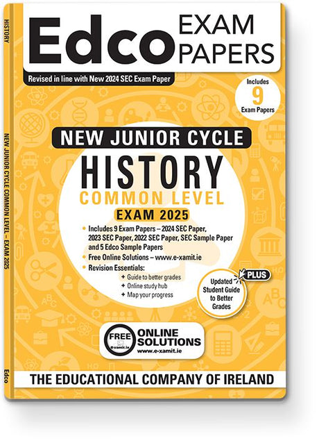 ■ Exam Papers - Junior Cycle - History - Common Level - Exam 2025 by Edco on Schoolbooks.ie