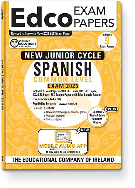 Exam Papers - Junior Cycle - Spanish - Common Level - Exam 2025 by Edco on Schoolbooks.ie