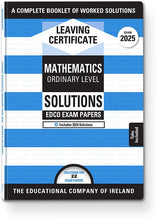 Exam Papers - Leaving Cert - Maths - Ordinary Level - Solutions Booklet - Exam 2026 by Edco on Schoolbooks.ie