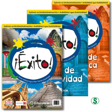 ■ Exito! - Textbook & Libro de Practica & Libro de Selectividad - Set - Gaeilge Edition by Educate.ie on Schoolbooks.ie
