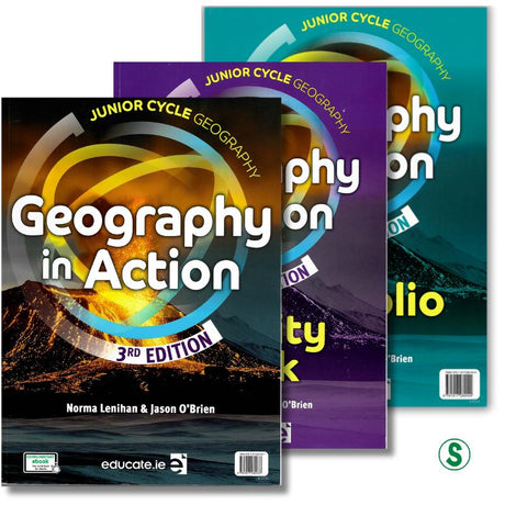 Geography in Action - Textbook & Combined Portfolio/Activity Book - Set - 3rd / New Edition (2025) by Educate.ie on Schoolbooks.ie