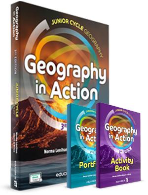 Geography in Action - Textbook & Combined Portfolio/Activity Book - Set - 3rd / New Edition (2025) by Educate.ie on Schoolbooks.ie