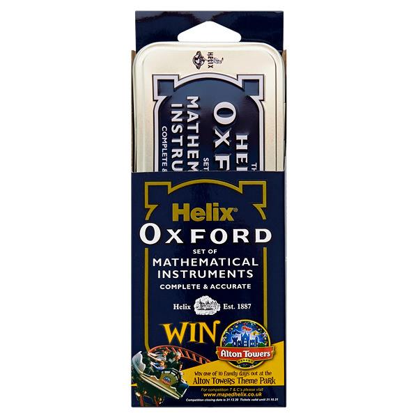 Helix - Oxford Maths / Geometry Set - 9 Piece by Helix on Schoolbooks.ie