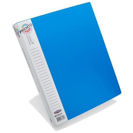 Premto - A4 40 Pocket Display Book - Printer Blue by Premto on Schoolbooks.ie