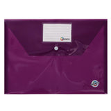Premto - Button Document Wallets - A4 - Pack of 5 by Premto on Schoolbooks.ie