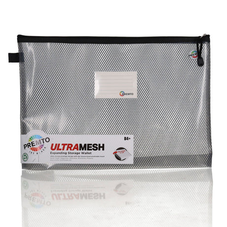 Premto - B4+ Ultramesh Expanding Wallet - Jet Black by Premto on Schoolbooks.ie