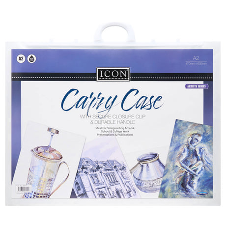 Icon - A2 Carry Case with Handle - Pack of 6 by Icon on Schoolbooks.ie