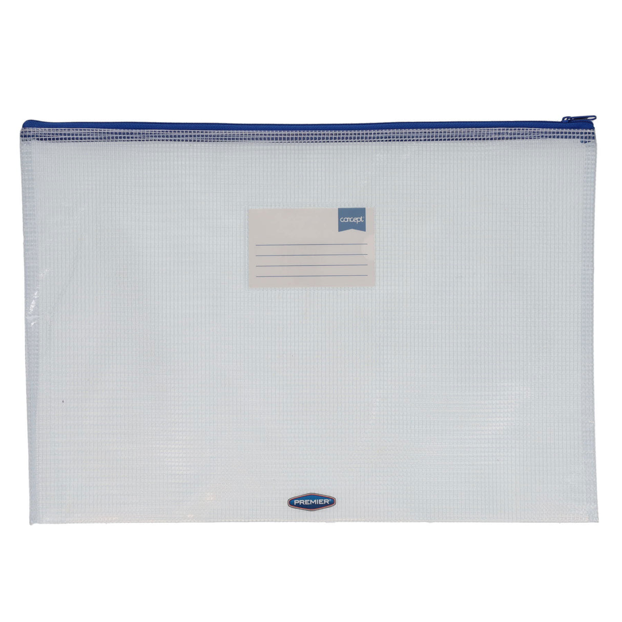 ■ Concept - B4+ Mesh Storage Wallet - Clear by Concept on Schoolbooks.ie