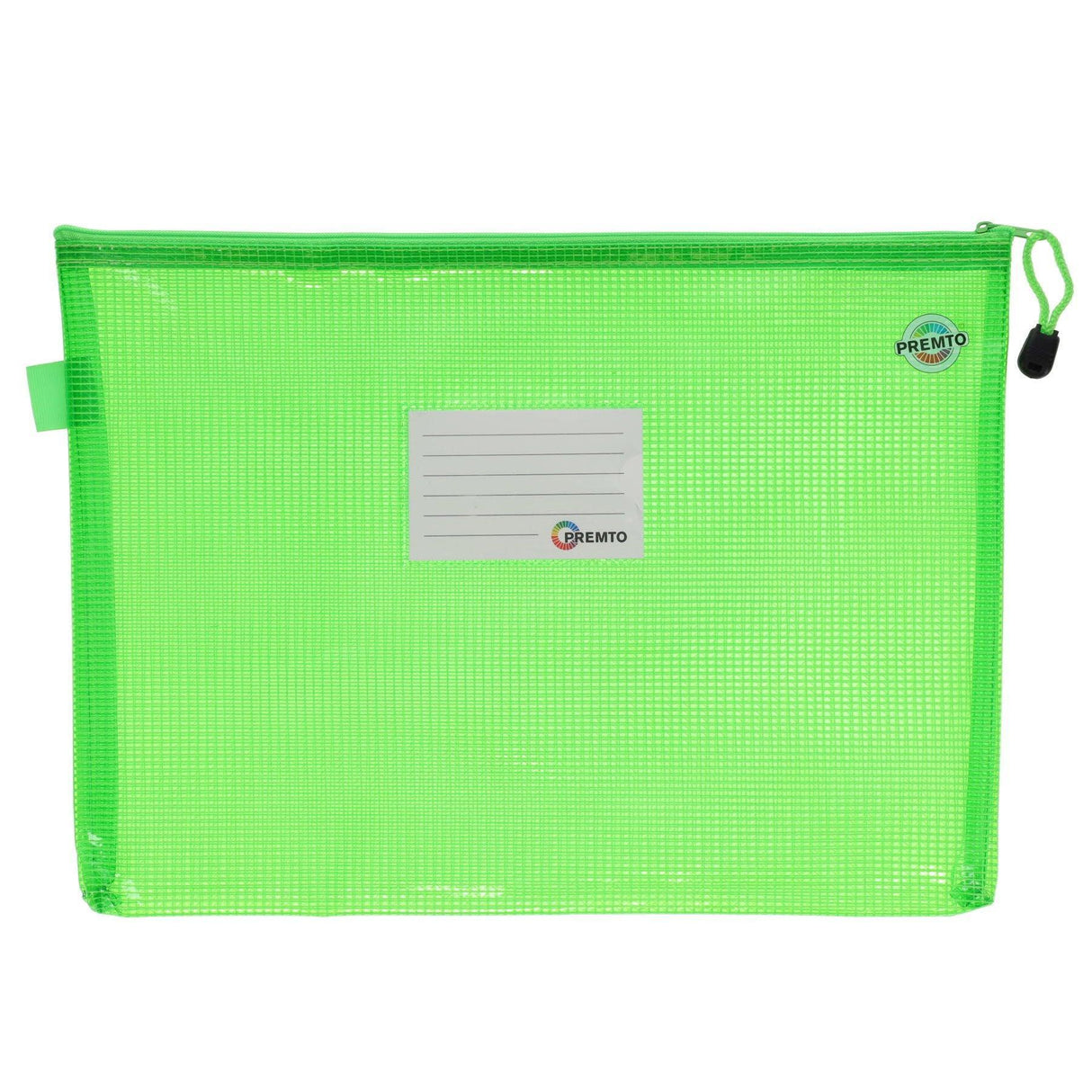 Premto - A4+ Extra Durable Mesh Wallet - Caterpillar Green by Premto on Schoolbooks.ie