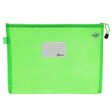 Premto - A4+ Extra Durable Mesh Wallet - Caterpillar Green by Premto on Schoolbooks.ie