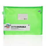 Premto - A4+ Extra Durable Mesh Wallet - Caterpillar Green by Premto on Schoolbooks.ie