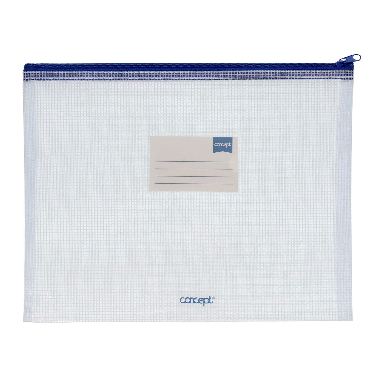 ■ Concept - Mesh Wallet - A4+ - Clear by Concept on Schoolbooks.ie