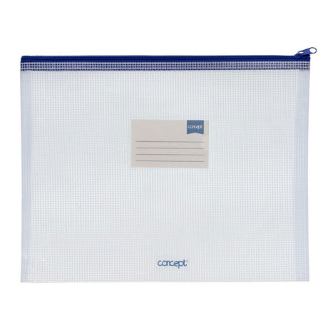 ■ Concept - Mesh Wallet - A4+ - Clear by Concept on Schoolbooks.ie