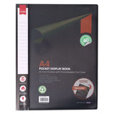 40 Pocket Display Book - A4 - Black by Concept on Schoolbooks.ie