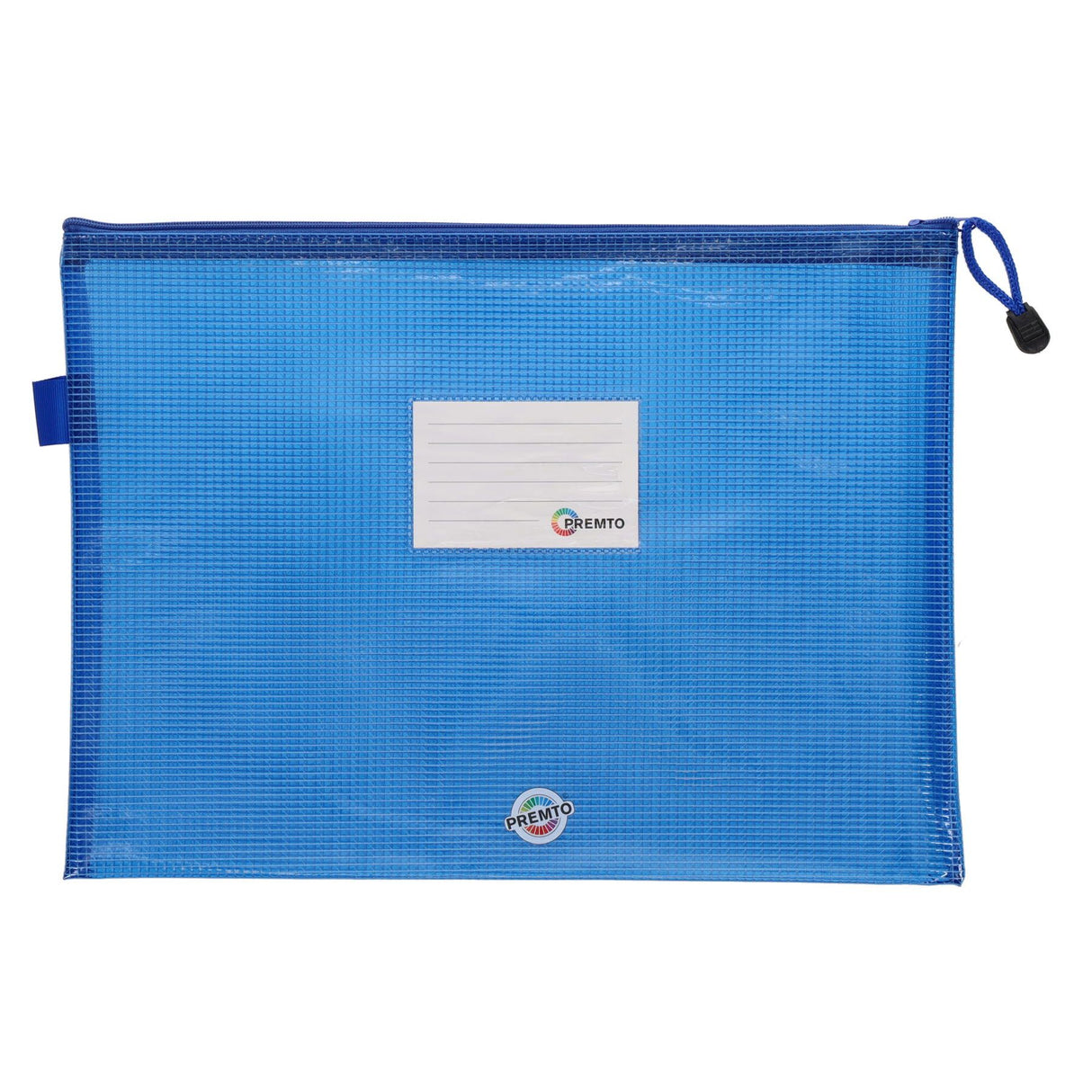 Premto - A4+ Extra Durable Mesh Wallet - Printer Blue by Premto on Schoolbooks.ie