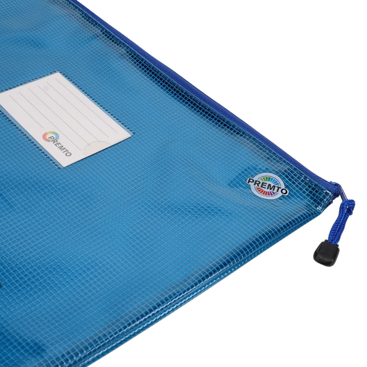 Premto - A4+ Extra Durable Mesh Wallet - Printer Blue by Premto on Schoolbooks.ie