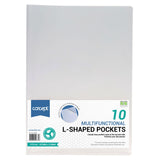 Concept - L-Shaped Folder - A4 - Pack of 10 by Concept on Schoolbooks.ie