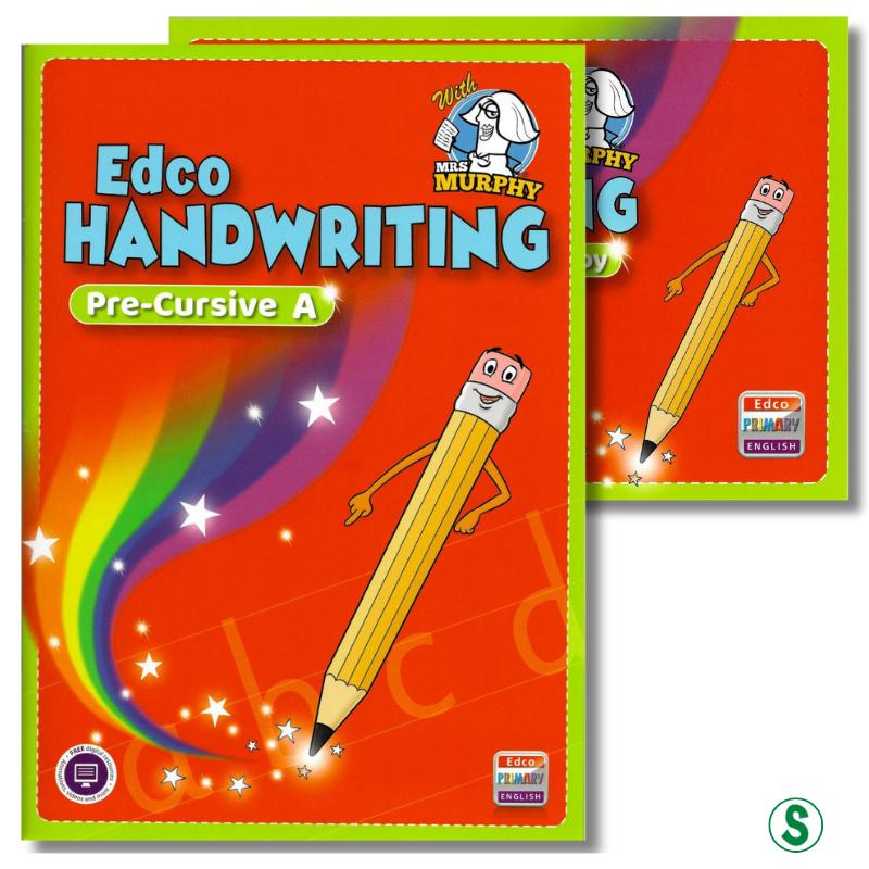 Handwriting A - Pre-cursive with practice copy - Junior Infants by Edco on Schoolbooks.ie