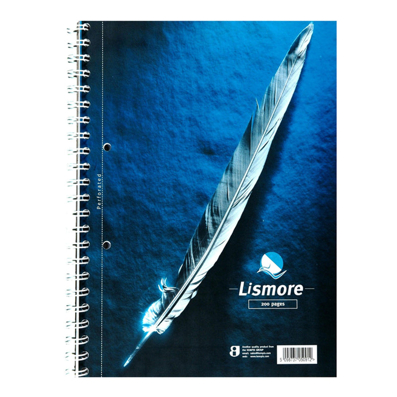 Lismore - A4 Spiral Bound Refill Pad - 200 Page by Lismore on Schoolbooks.ie