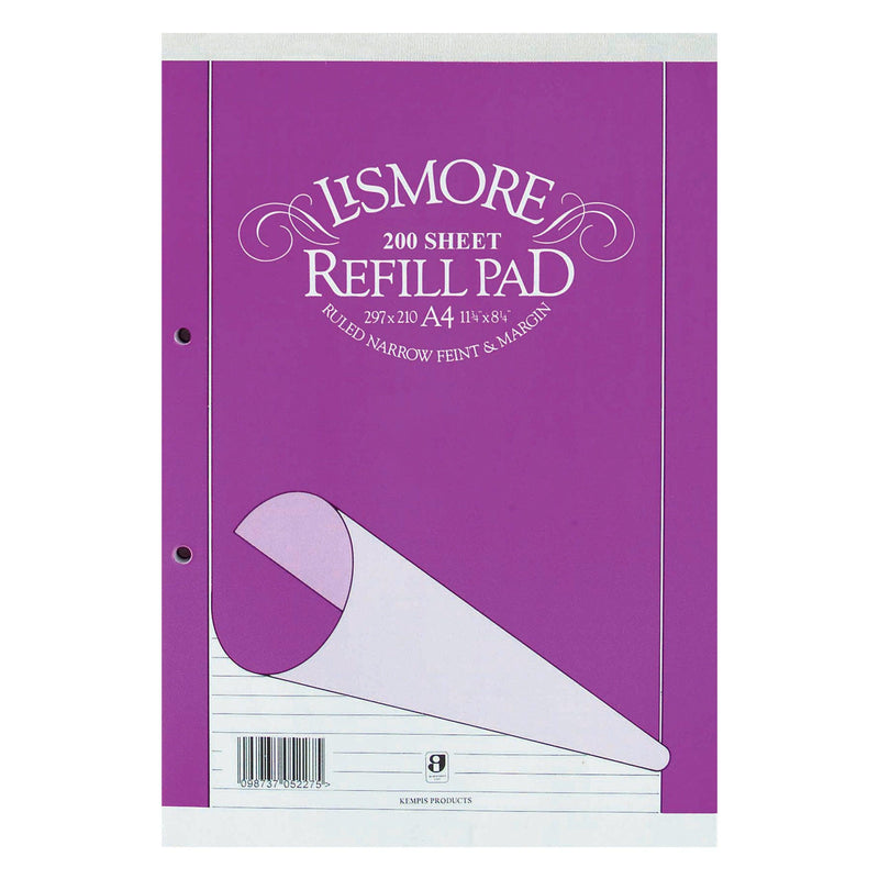 Lismore - A4 Refill Pad - 400 Page by Lismore on Schoolbooks.ie